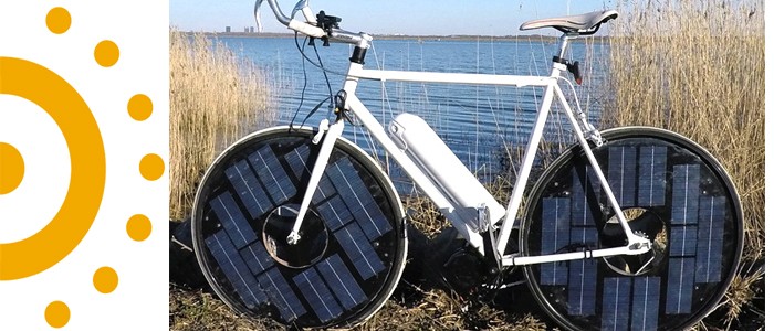 Bicicleta eléctrica solar