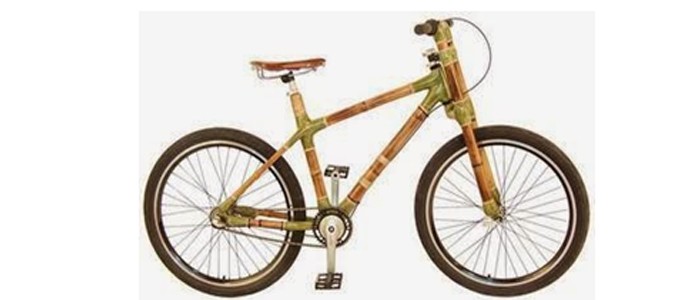 bicicleta de bambu